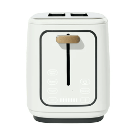 2 Slice Toaster with Touch-Activated Display, White Icing by Drew Barrymore