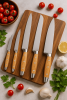 6-Piece Knife Set with Magnetic Wood Block
